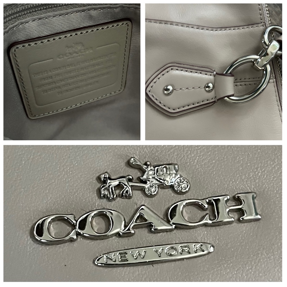 🌸SOLD🌸 🆕 Elegant COACH Collette Smooth Leather Satchel - Picture 5 of 15